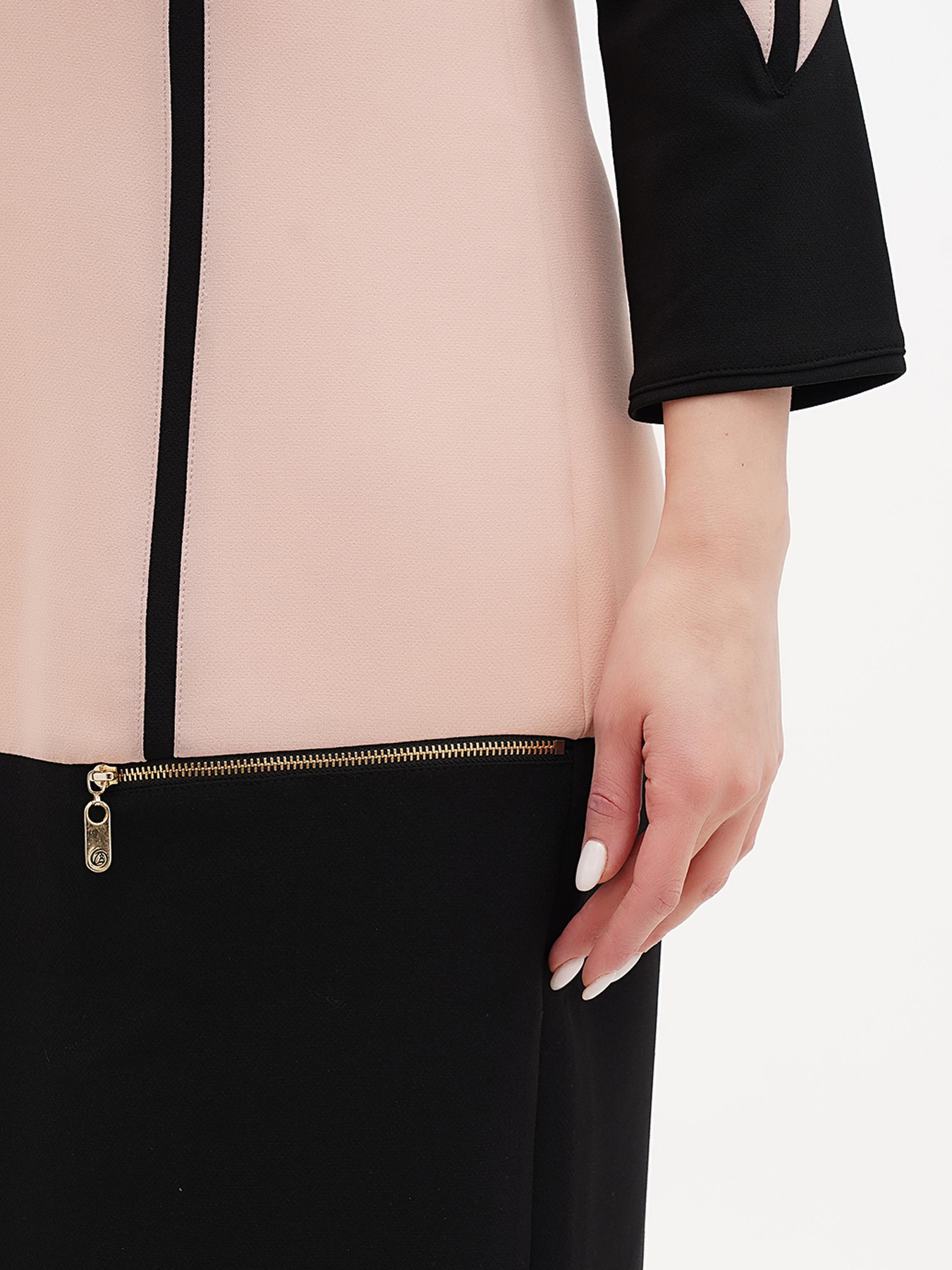 Сукня міні Sassofono модель A271-SC-2451_пудра Фото