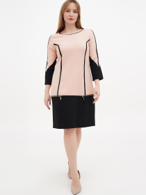 Сукня міні Sassofono модель A271-SC-2451_пудра Фото