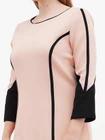 Сукня міні Sassofono модель A271-SC-2451_пудра Фото