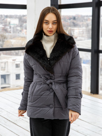 Демисезонная куртка MilaNova модель Куртка К-199н серый Фото