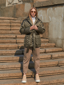 Куртки MilaNova модель Куртка К-201 хаки Фото