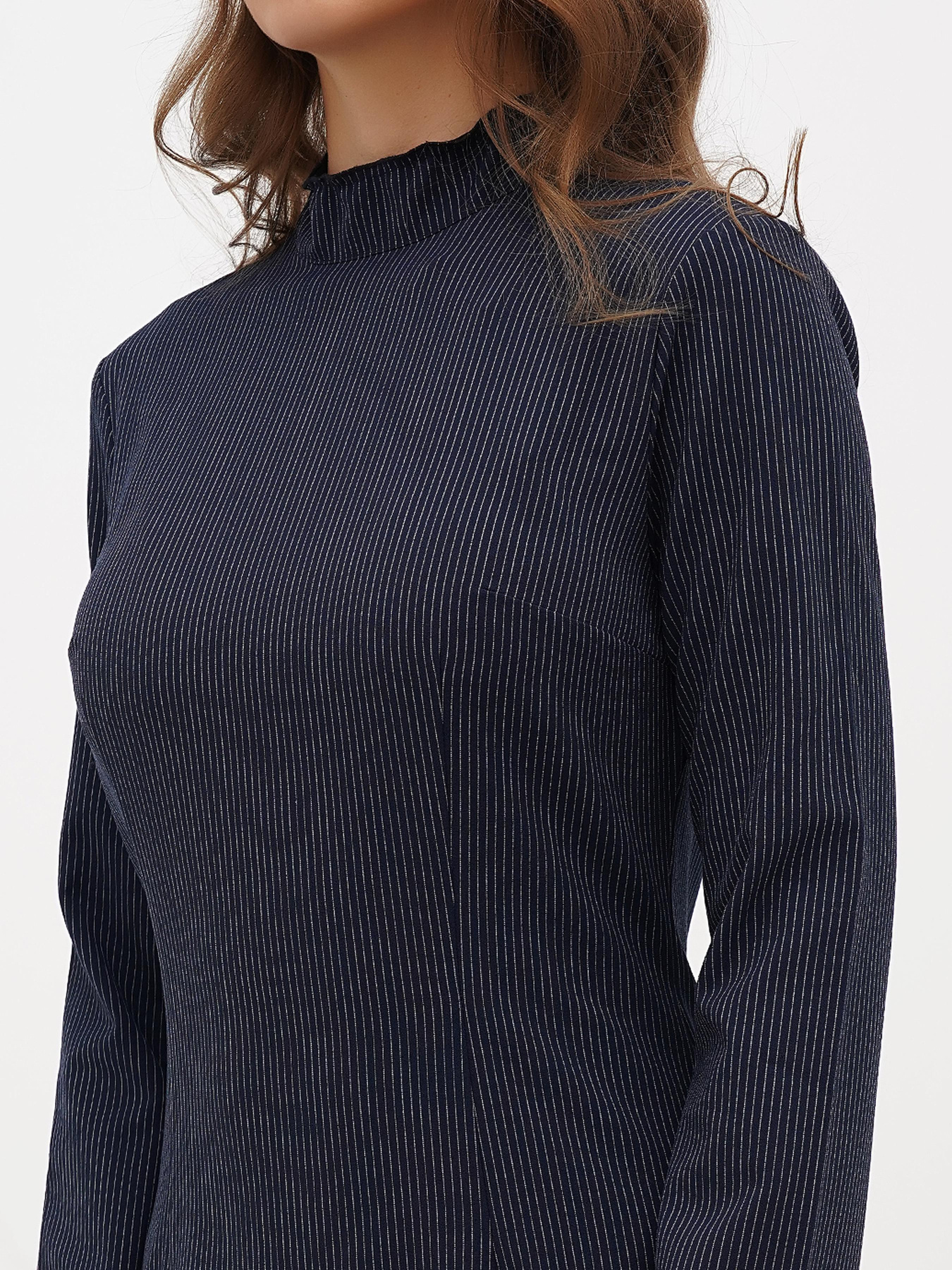 Платье мини Sassofono модель A272-SC-2176-l_темно_синий Фото