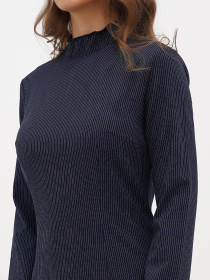 Платье мини Sassofono модель A272-SC-2176-l_темно_синий Фото