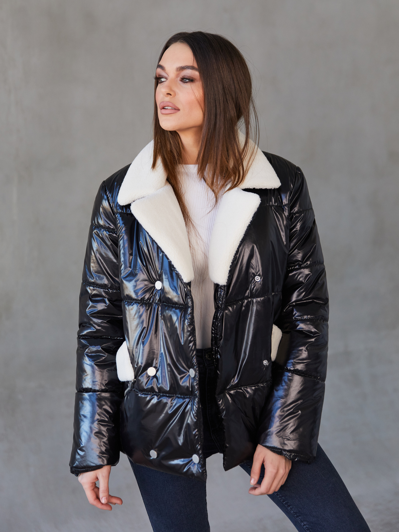 Куртки MilaNova модель Куртка К-239 черный Фото