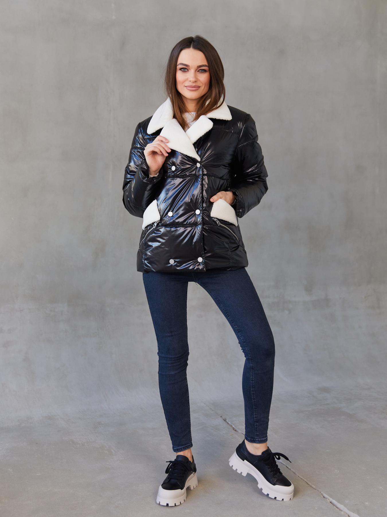 Куртки MilaNova модель Куртка К-239 черный Фото