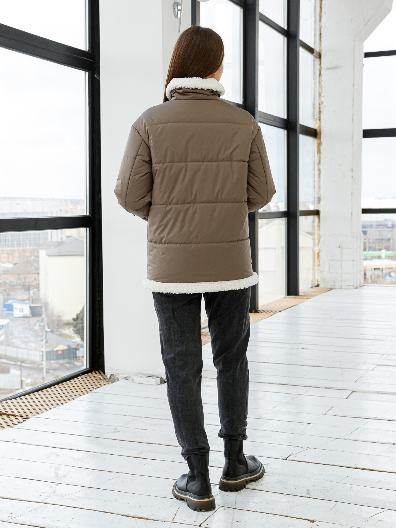 Куртки MilaNova модель Куртка К-254 капучино Фото