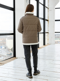 Куртки та дублянки MilaNova модель Куртка К-254 капучино Фото