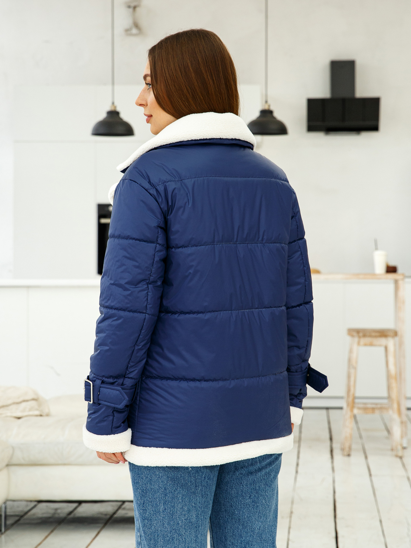 Демісезонна куртка MilaNova модель Куртка К-254 синий Фото