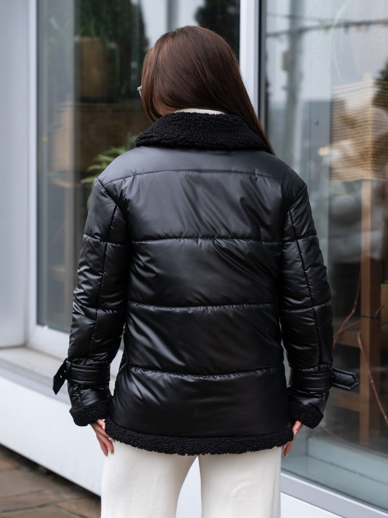 Демісезонна куртка MilaNova модель Куртка К-254а черный+черный Фото