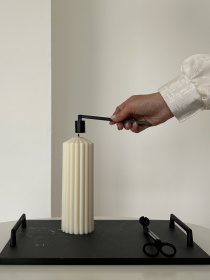 Свеча фигурная "Гофре" из натурального соевого воска Candle Design модель 110.1011/1012 Фото