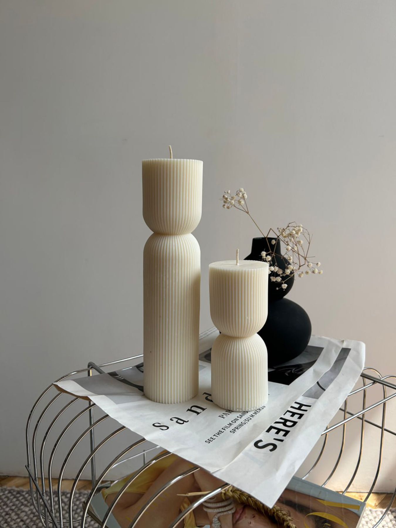 Свеча "Фигурная" из натурального оливкового воска Candle Design модель 110.1020/1021 Фото