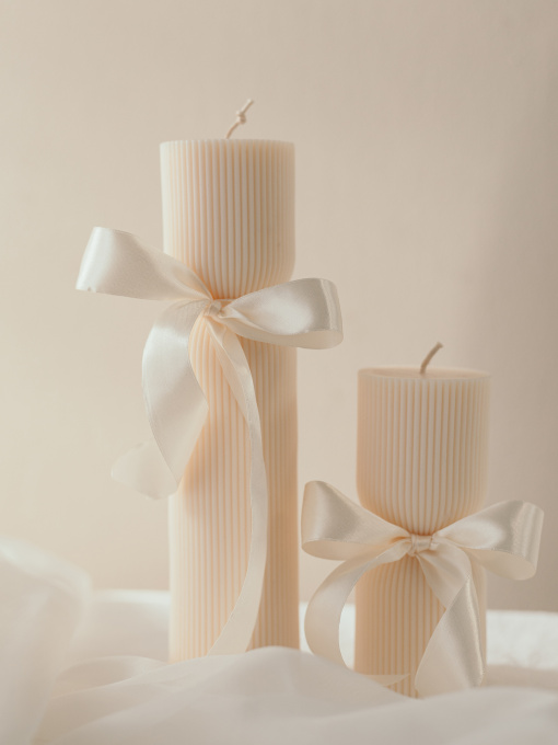 Свічка "Фігурна" з натурального оливкового воску Candle Design модель 110.1020/1021 Фото