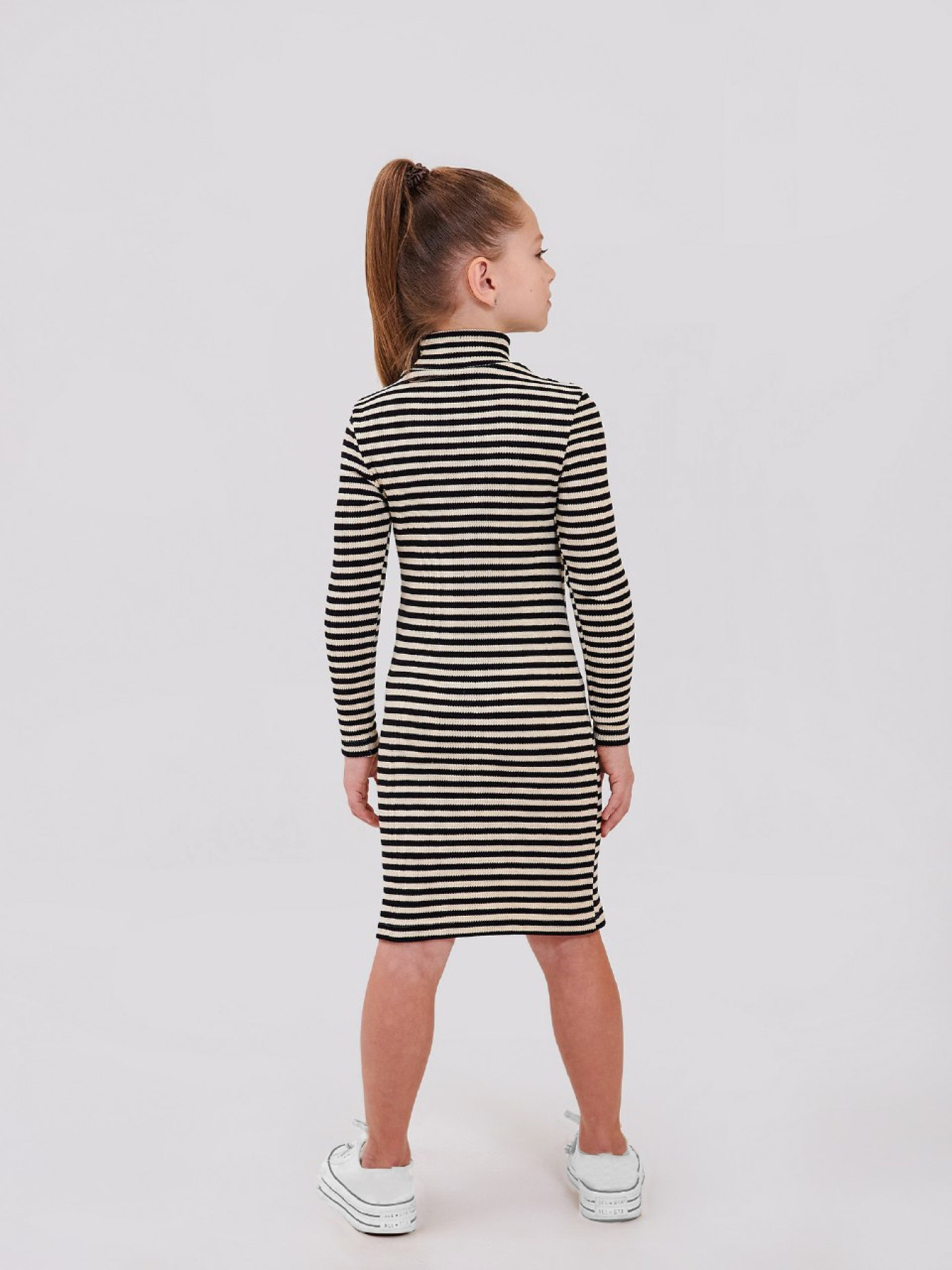 Платье мини SMIL модель smil_120416-cernaa-poloska Фото