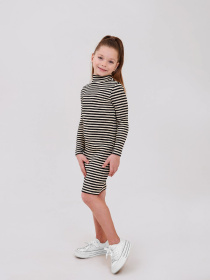 Платье мини SMIL модель smil_120416-cernaa-poloska Фото