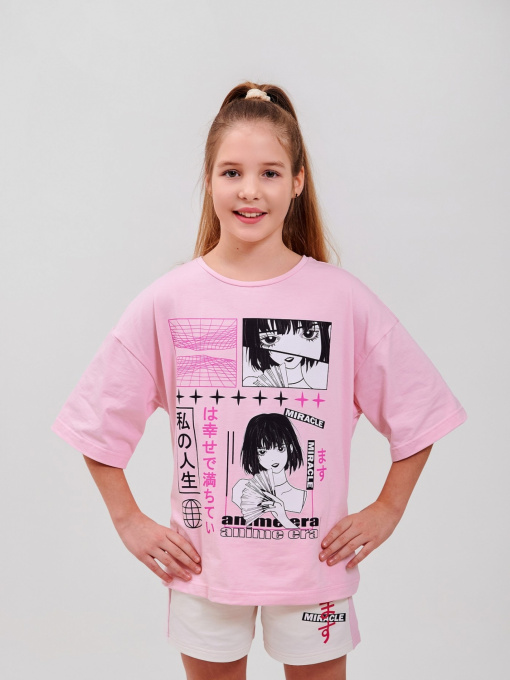 Футболка SMIL модель smil_110790-rozovyj Фото