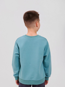 Кофти та светри SMIL модель smil_116668-sero-zelenyj Фото