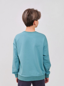 Худі та світшоти SMIL модель smil_116669-sero-zelenyj Фото