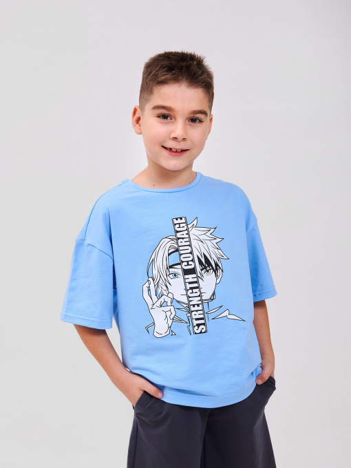 Футболка SMIL модель smil_110845-goluboj Фото