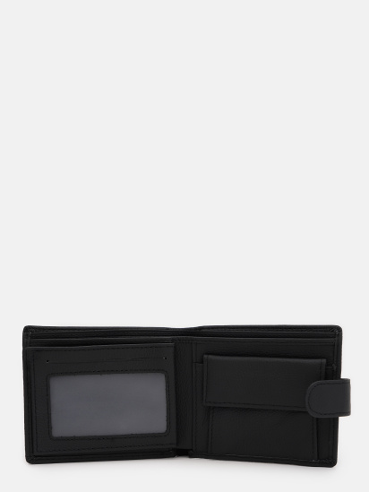 Гаманець Borsa Leather модель K10898bl-black — фото 4 - INTERTOP