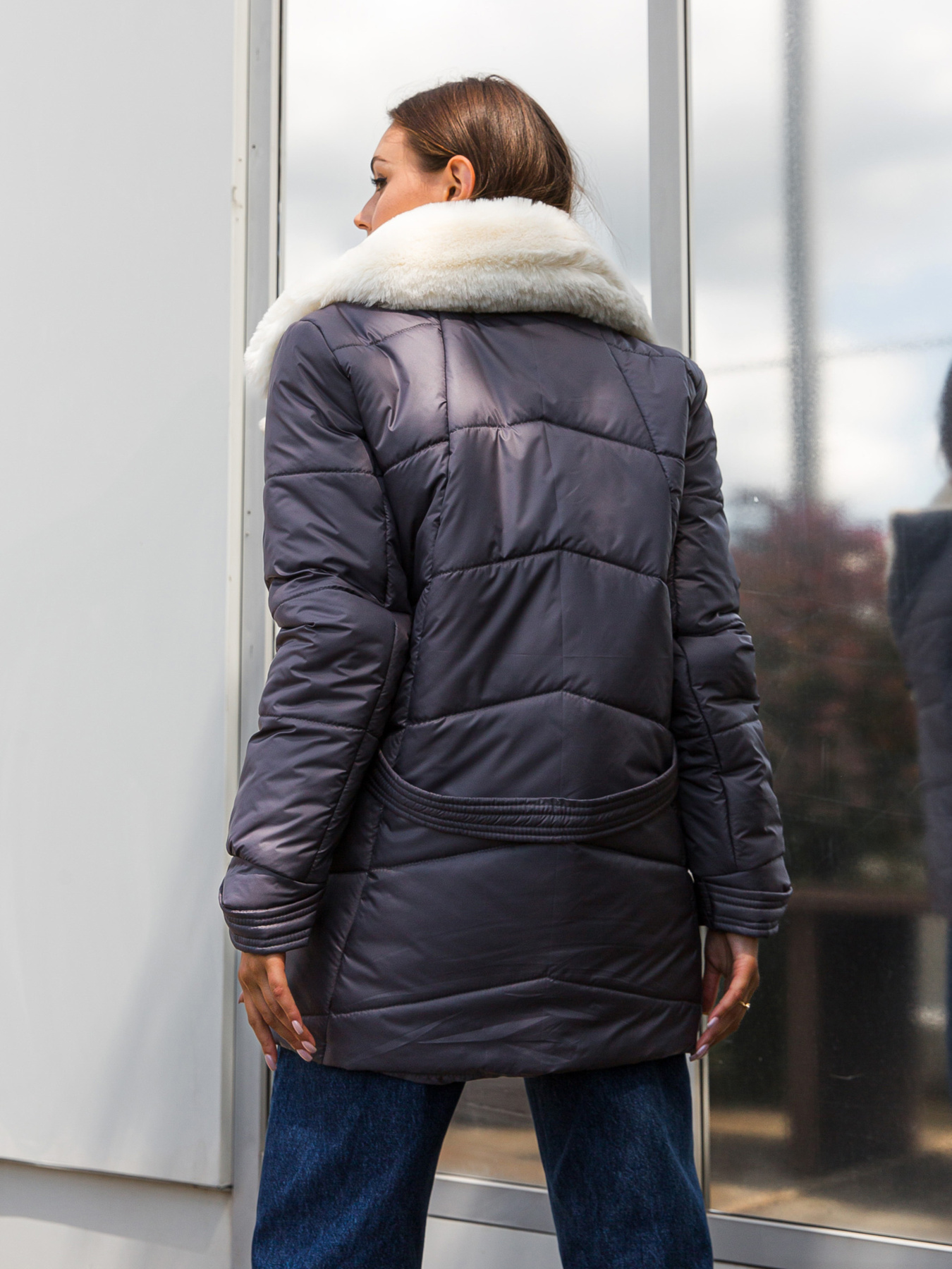 Зимова куртка MilaNova модель Куртка К-258 серый Фото