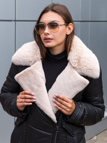 Зимова куртка MilaNova модель Куртка К-258 черный Фото