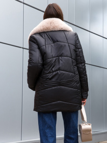 Зимняя куртка MilaNova модель Куртка К-258 черный Фото