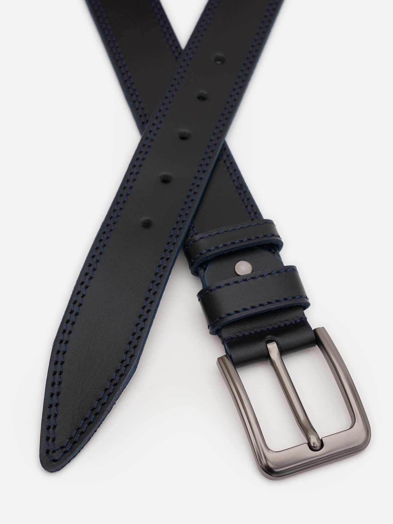 Ремінь Borsa Leather модель 125v1fx98-black Фото