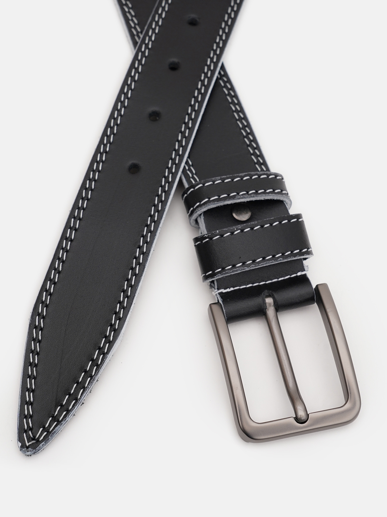 Ремінь Borsa Leather модель 125v1fx101-black Фото