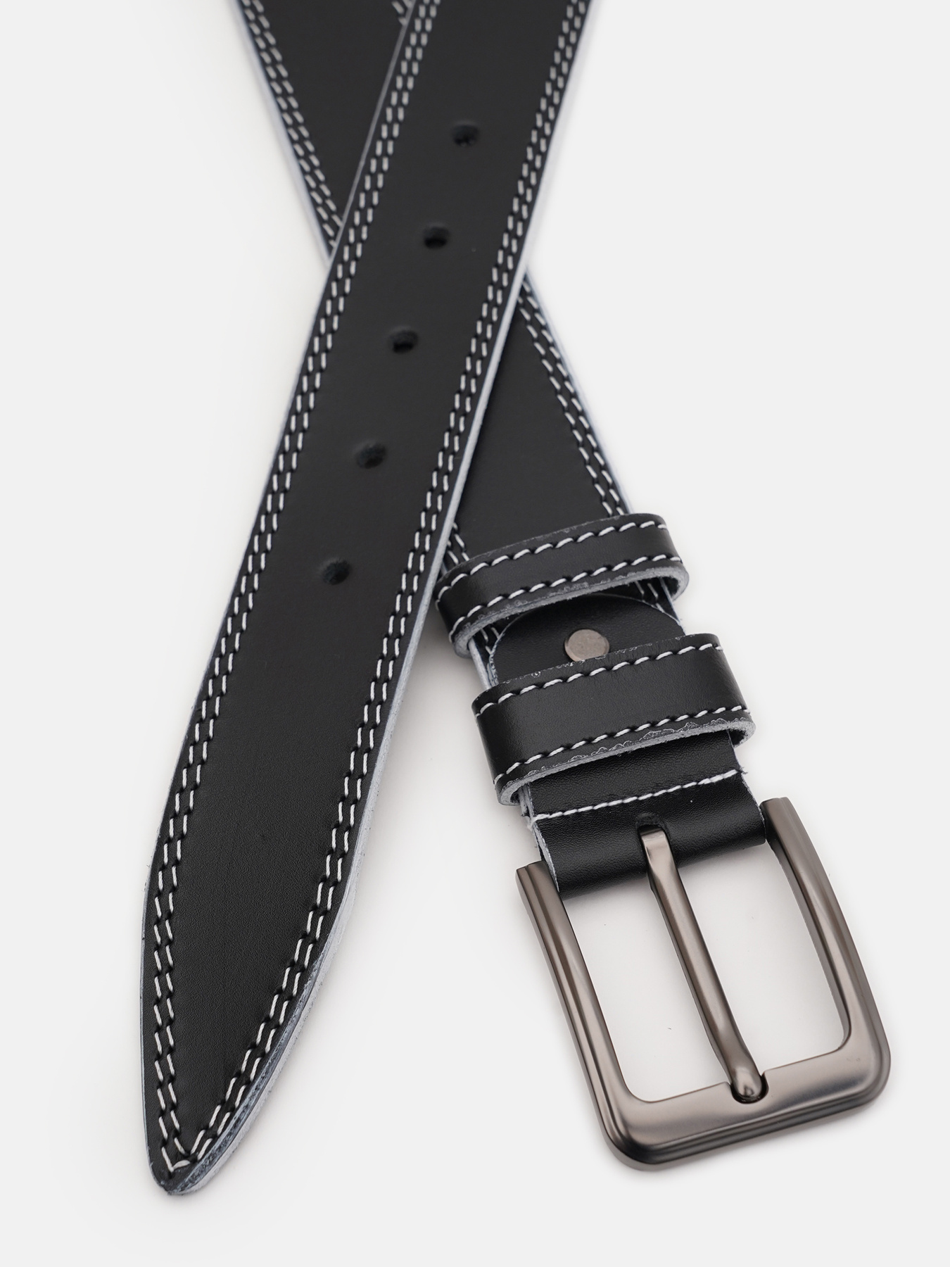 Ремінь Borsa Leather модель 125v1fx102-black Фото