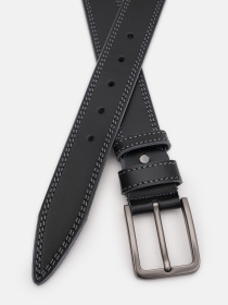 Ремень Borsa Leather модель 125v1fx103-black Фото