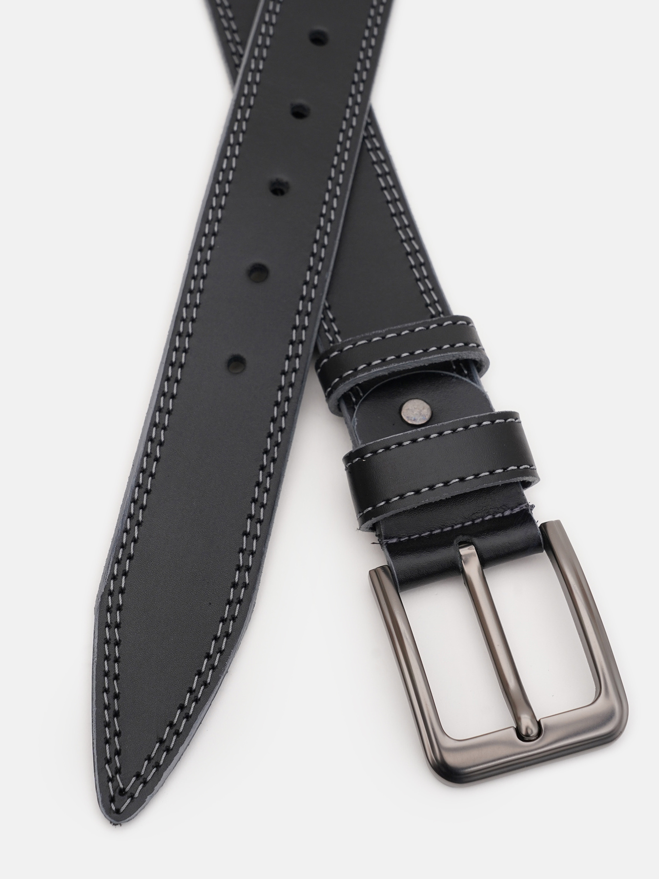 Ремінь Borsa Leather модель 125v1fx104-black Фото