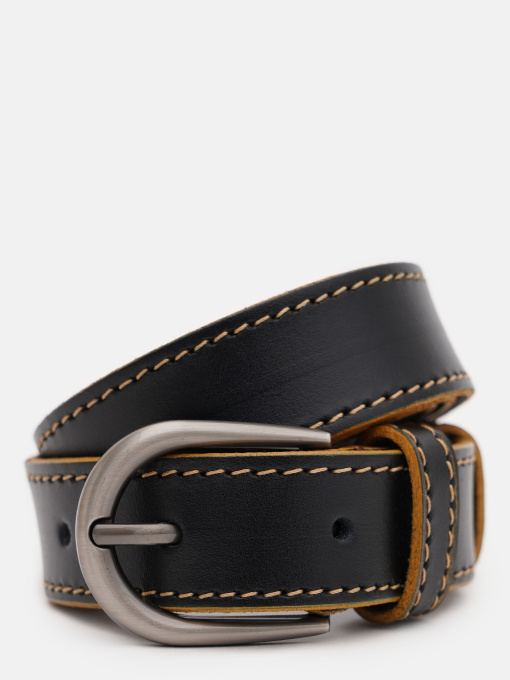 Ремінь Borsa Leather модель 110v1genw102-black Фото