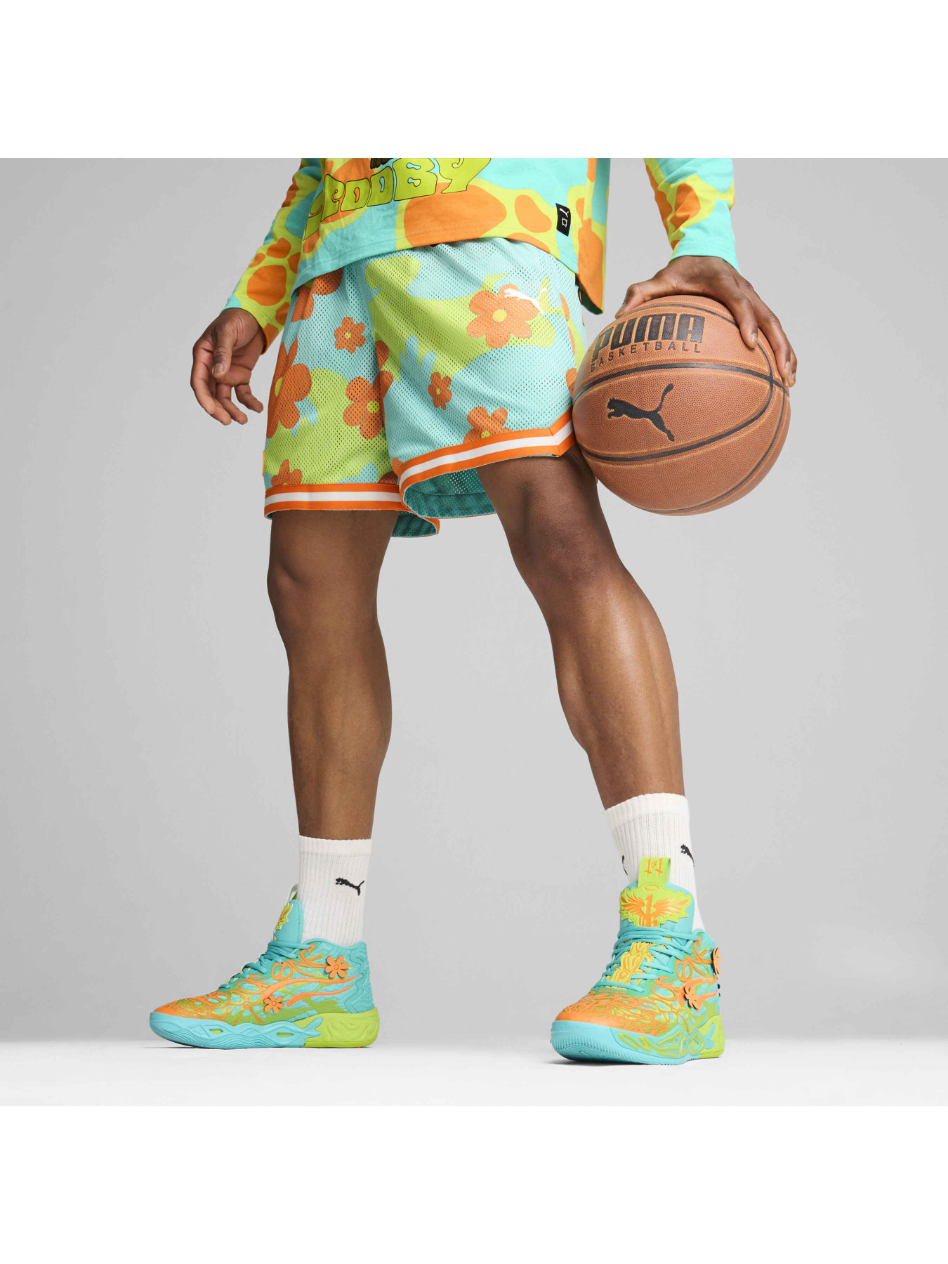 Шорты спортивные PUMA Hoops x Scooby Doo Short модель 630377 Фото