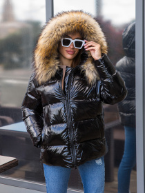 Пуховик MilaNova модель Куртка К-284 черный Фото