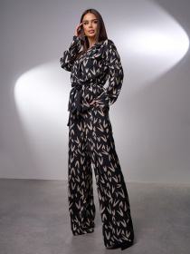 Костюм ISSA Plus модель 15027_черный Фото