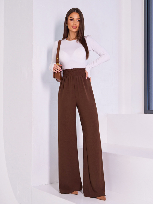 Палаццо ISSA Plus модель 13939_темно_коричневый Фото