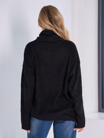 Свитер ISSA Plus модель 13763_черный Фото