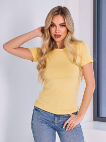 Футболка ISSA Plus модель 13421_желтый Фото