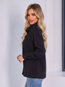 Сорочка ISSA Plus модель 14996_черный Фото