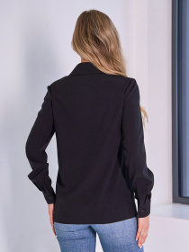 Сорочка повсякденна ISSA Plus модель 14996_черный Фото