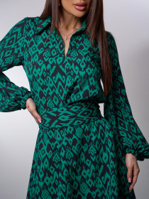 Платье мини ISSA Plus модель 15031_зеленый Фото