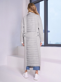 Пальто ISSA Plus модель 15037_светло_серый Фото