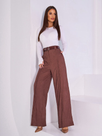 Повседневные штаны ISSA Plus модель 15038_коричневый Фото