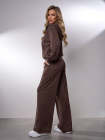 Спортивний костюм ISSA Plus модель 15039_коричневый Фото