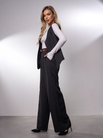 Діловий костюм ISSA Plus модель 15042_черный Фото