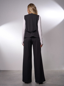 Діловий костюм ISSA Plus модель 15042_черный Фото