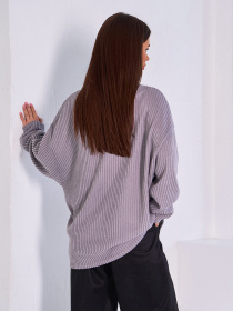 Джемпер ISSA Plus модель 15044_серый Фото