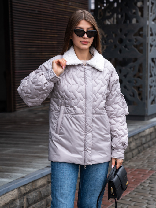 Куртки и дубленки MilaNova модель Куртка К-309 серый Фото