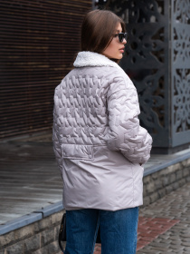 Куртки и дубленки MilaNova модель Куртка К-309 серый Фото