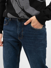 Джинсы Fred Mello модель FMNORMAN_MIDDLEBLUE- Джинсы Fred Mello модель FMNORMAN_MIDDLEBLUE- Фото